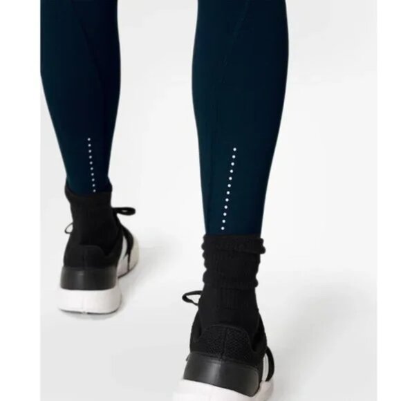Sweaty Betty Eco Therma Full Length Navy Blue Leggings SB6783 Size Small 4-6 - Picture 5 of 15